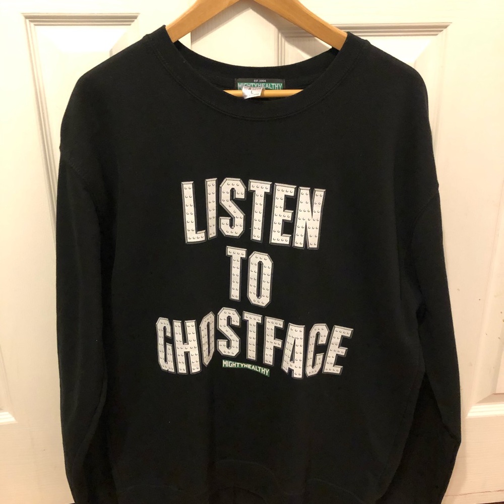 MIGHTY HEALTHY x GHOSTFACE WU TANG SWEATSHIRT L